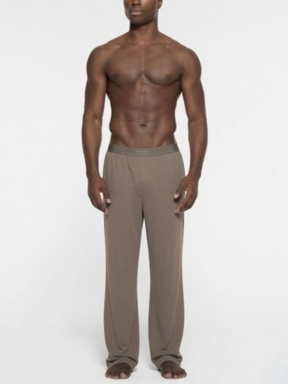 SKIMS Jersey Sleep Straight Leg Pant | Umber | XS | NWT 🏷️